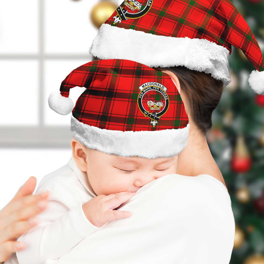 MacDonald of Sleat Tartan Crest Christmas Hat
