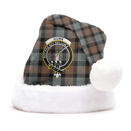 Gunn Weathered Tartan Crest Christmas Hat