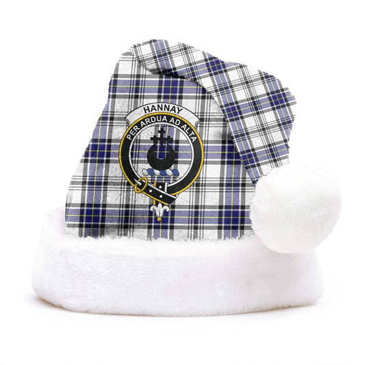 Hannay Modern Tartan Crest Christmas Hat