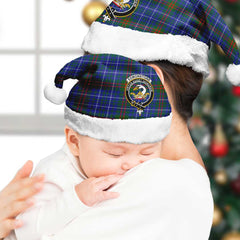 Edmonstone Tartan Crest Christmas Hat