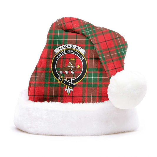 MacAulay Modern Tartan Crest Christmas Hat