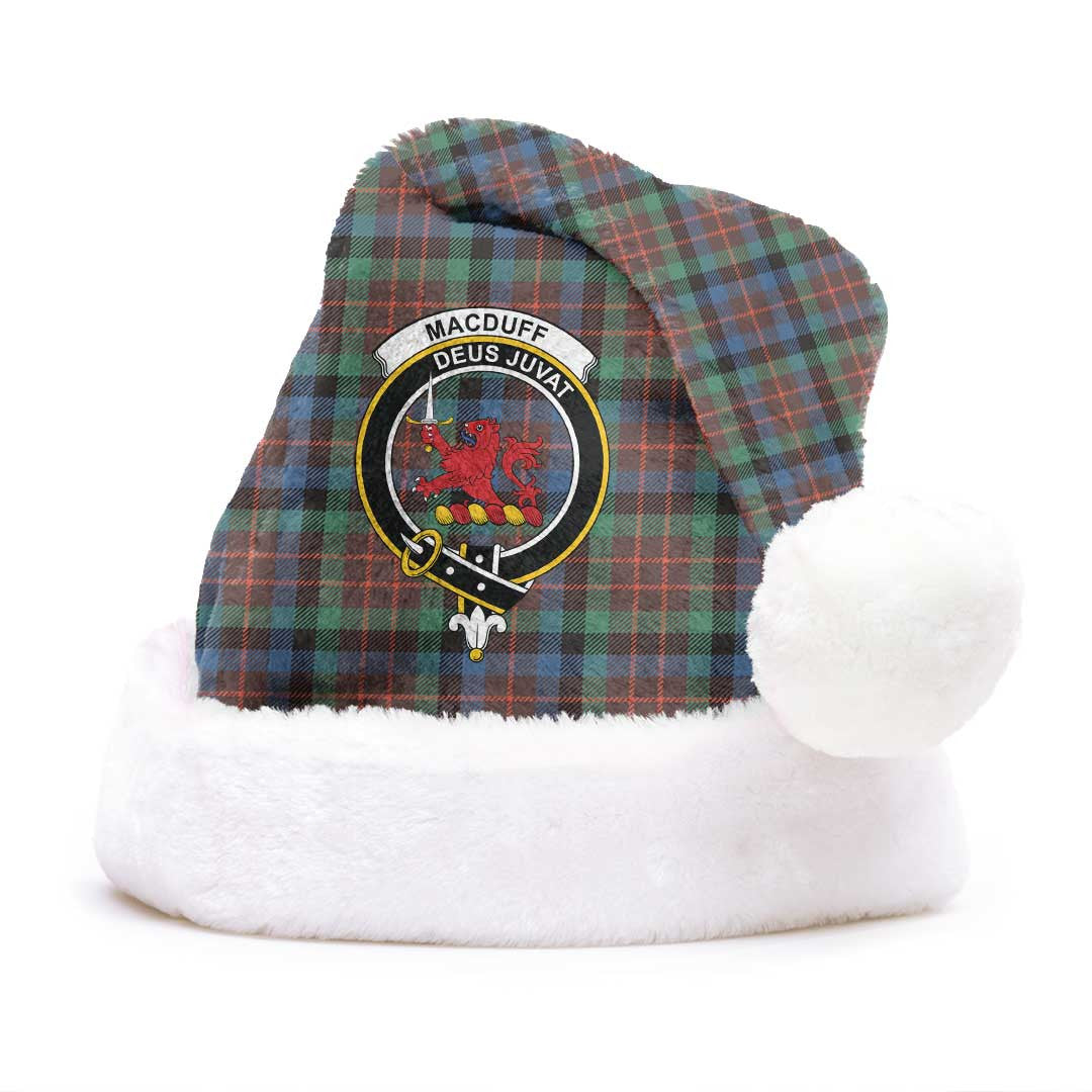 MacDuff Hunting Ancient Tartan Crest Christmas Hat