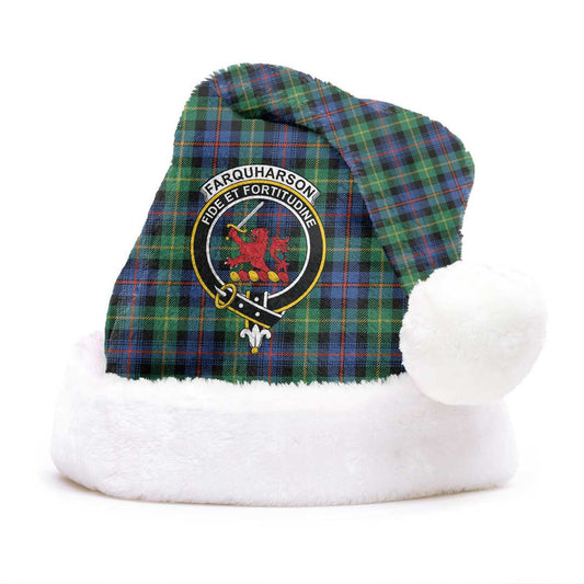 Farquharson Ancient Tartan Crest Christmas Hat