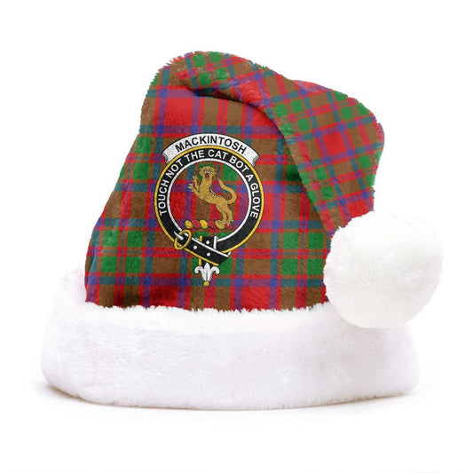 MacKintosh Modern Tartan Crest Christmas Hat