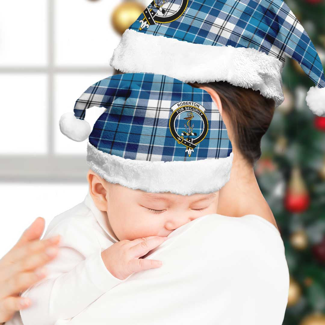 Roberton Tartan Crest Christmas Hat