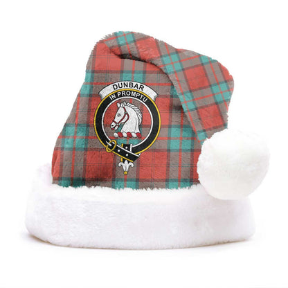 Dunbar Ancient Tartan Crest Christmas Hat