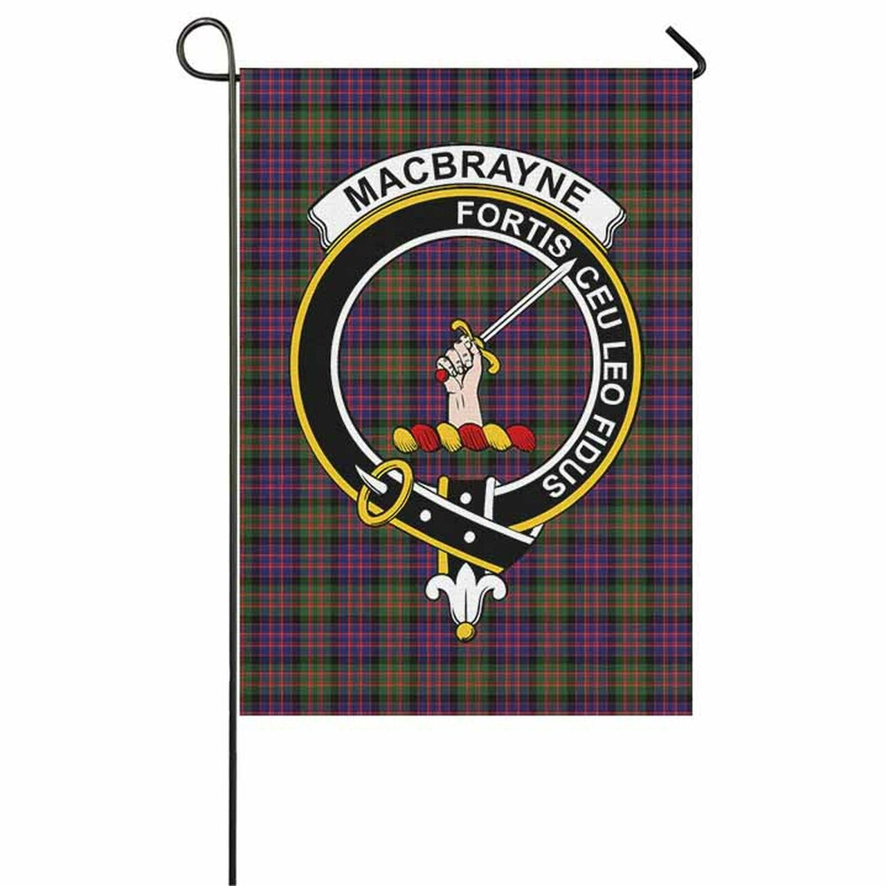 MacBrayne Tartan Crest Garden Flag