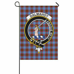 Dalmahoy Tartan Crest Garden Flag