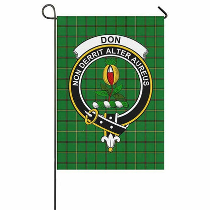 Don Tartan Crest Garden Flag