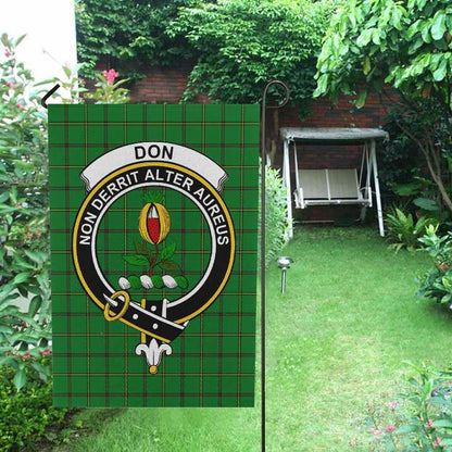 Don Tartan Crest Garden Flag