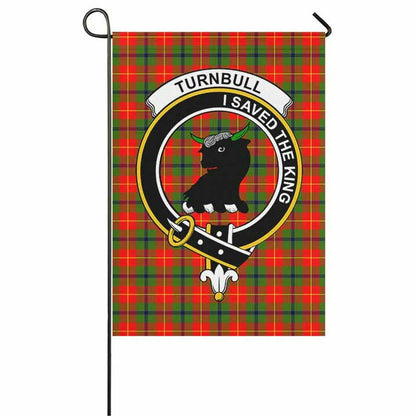 Turnbull Tartan Crest Garden Flag