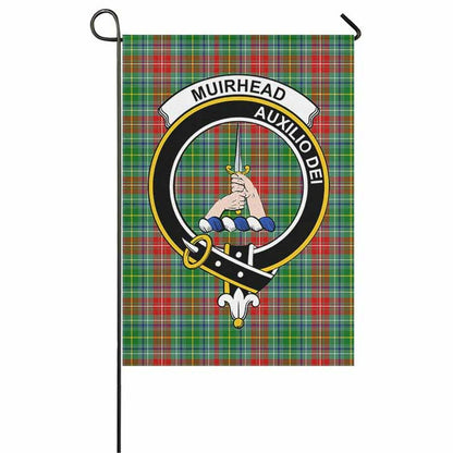 Muirhead Tartan Crest Garden Flag