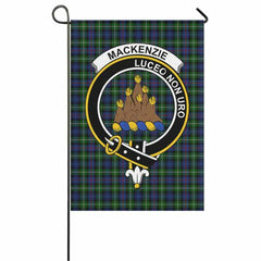 MacKenzie Tartan Crest Garden Flag