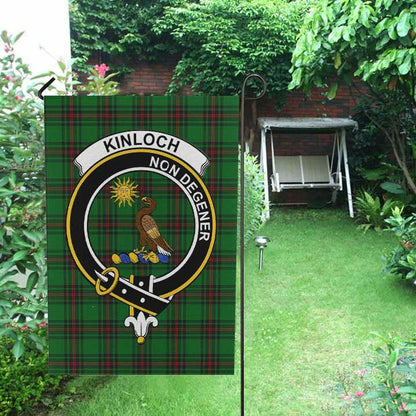 Kinloch Tartan Crest Garden Flag