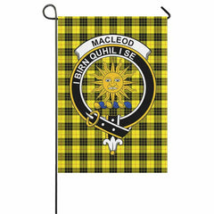 MacLeod Tartan Crest Garden Flag