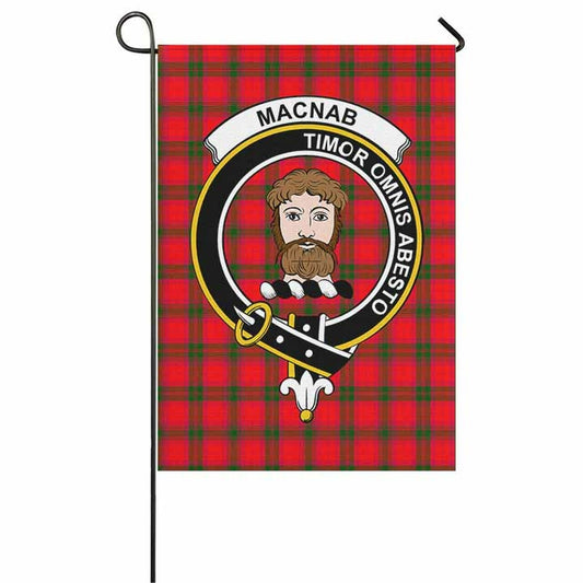 MacNab Tartan Crest Garden Flag