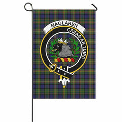 MacLaren Tartan Crest Garden Flag