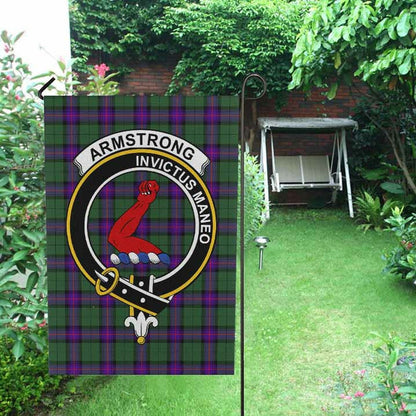 Armstrong Tartan Crest Garden Flag