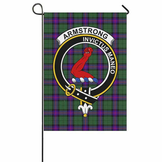 Armstrong Tartan Crest Garden Flag