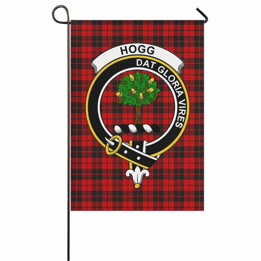 Hogg (or Hog) Tartan Crest Garden Flag