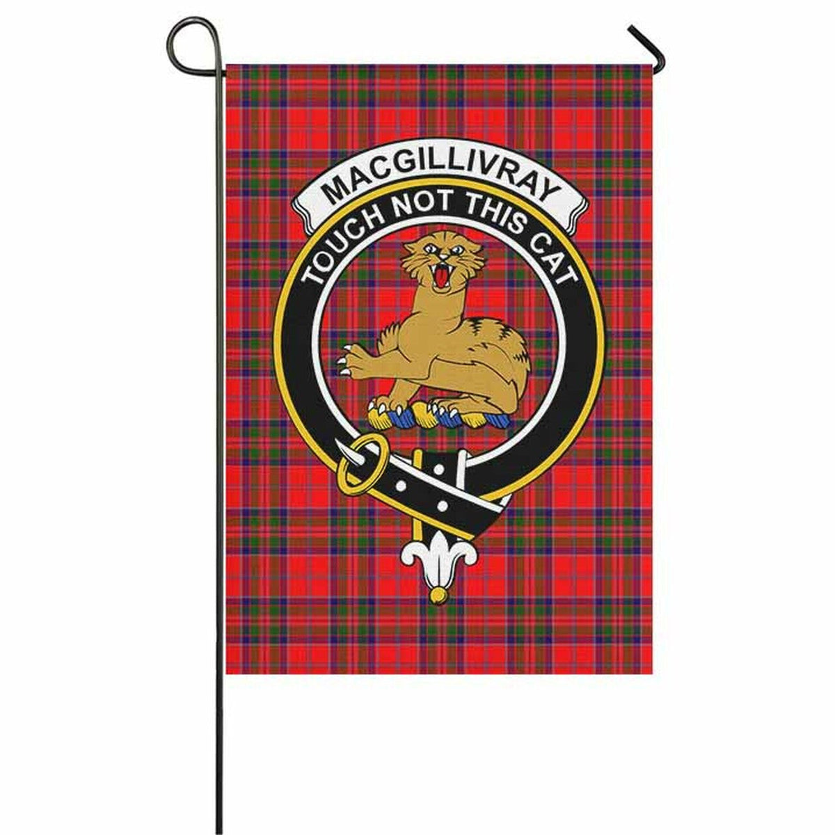 MacGillivray Tartan Crest Garden Flag