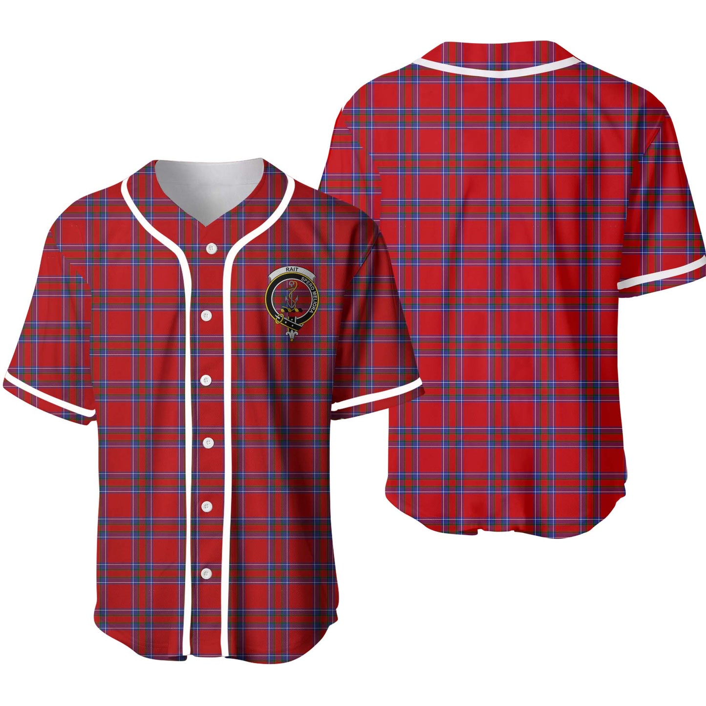 Rait Tartan Crest Baseball Jersey