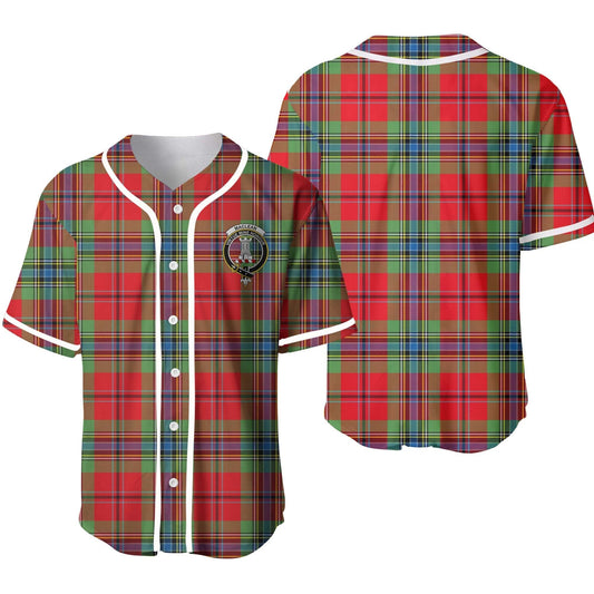 MacLean Tartan Crest Baseball Jersey