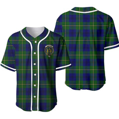 Johnstone Tartan Crest Baseball Jersey