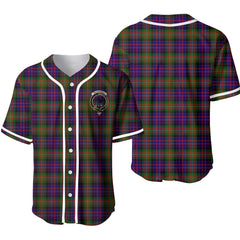 MacDonell of Glengarry Tartan Crest Baseball Jersey
