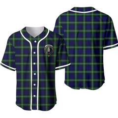 Lamont Tartan Crest Baseball Jersey