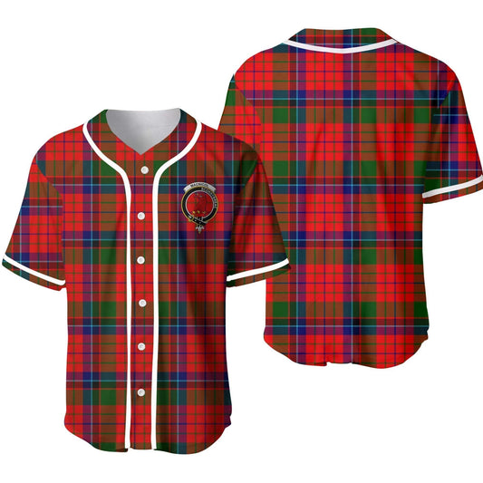 MacNicol (of Scorrybreac) Tartan Crest Baseball Jersey