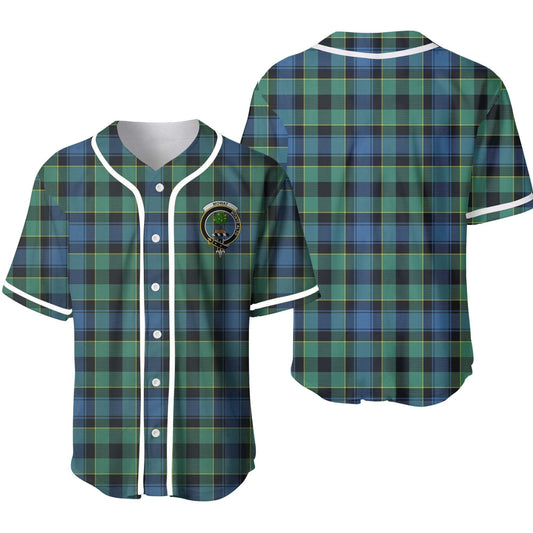 Mowat (of Inglistoun) Tartan Crest Baseball Jersey