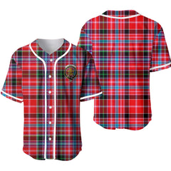 Udny Tartan Crest Baseball Jersey