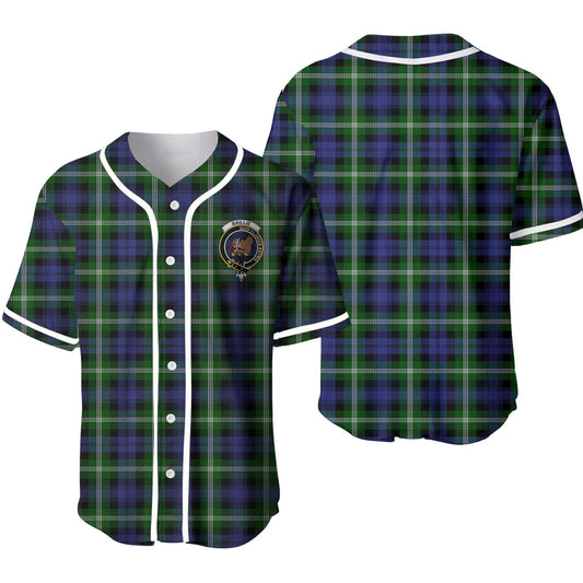 Baillie Tartan Crest Baseball Jersey