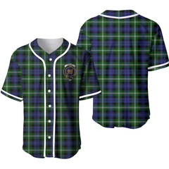 Baillie Tartan Crest Baseball Jersey
