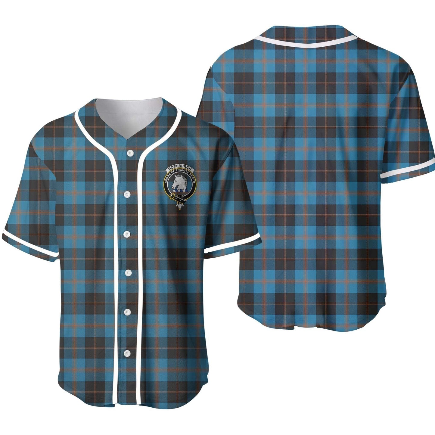 Horsburgh Tartan Crest Baseball Jersey