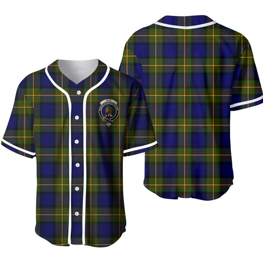 Muir Tartan Crest Baseball Jersey