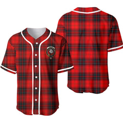 Wemyss Tartan Crest Baseball Jersey