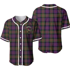 MacDonald ( Donald) Tartan Crest Baseball Jersey