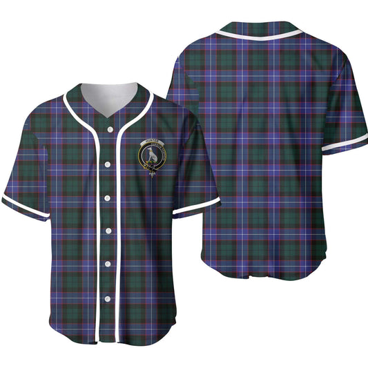 Hunter Tartan Crest Baseball Jersey