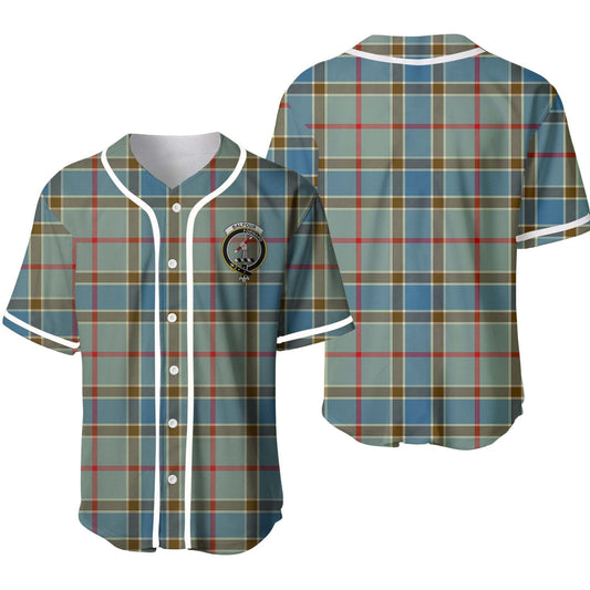 Balfour Tartan Crest Baseball Jersey