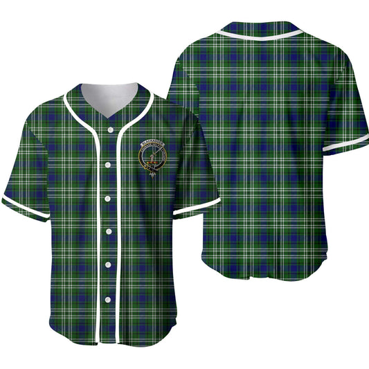 Blackadder Tartan Crest Baseball Jersey