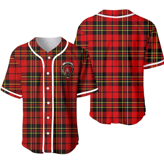 Brodie Tartan Crest Baseball Jersey