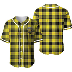 MacLeod of Lewis Tartan Crest Baseball Jersey