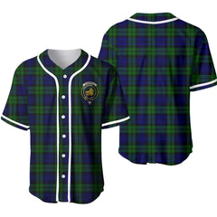 Campbell Tartan Crest Baseball Jersey