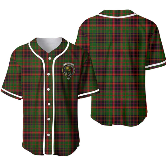 Buchan Tartan Crest Baseball Jersey