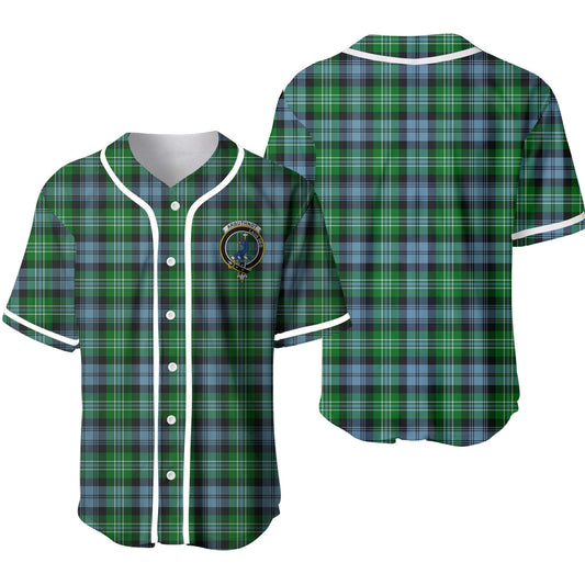 Arbuthnot Tartan Crest Baseball Jersey