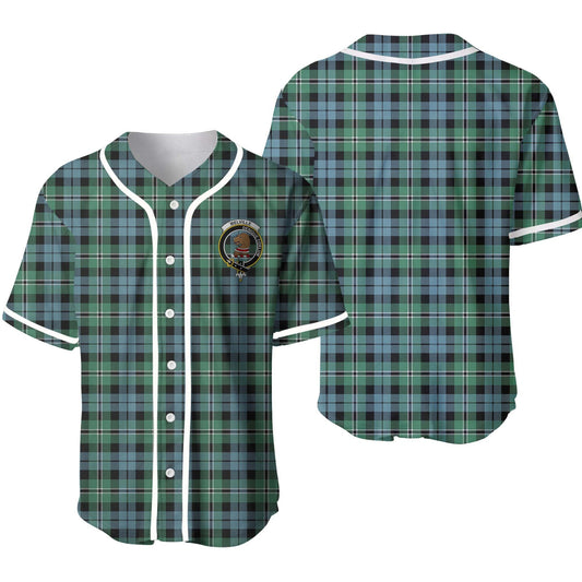 Melville Tartan Crest Baseball Jersey