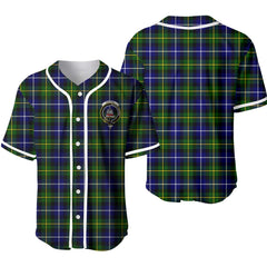 MacNeil of Barra Tartan Crest Baseball Jersey