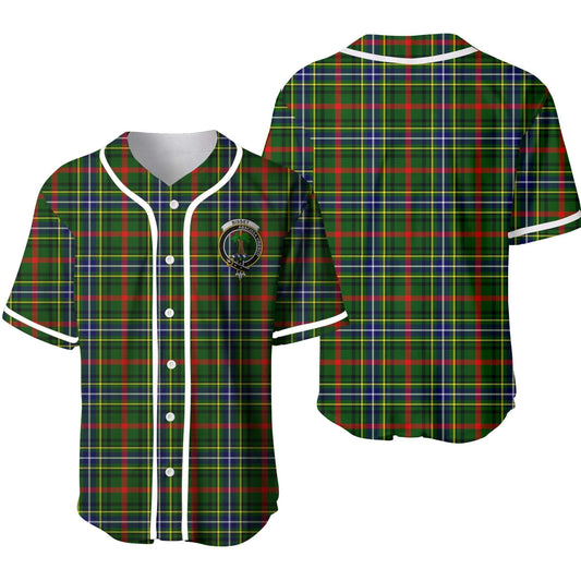 BisSet - Tartan Crest Baseball Jersey